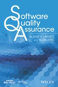 Cover: Software Quality Assurance - Wiley