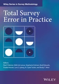 Cover: Total Survey Error in Practice - Wiley