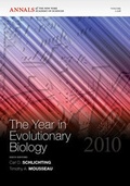 Cover: The Year in Evolutionary Biology 2010 - Wiley