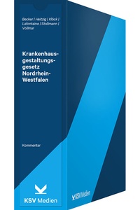 Abbildung von: Krankenhausgestaltungsgesetz Nordrhein-Westfalen - Kommunal- und Schul-Verlag