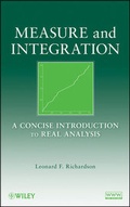 Cover: Measure and Integration - Wiley
