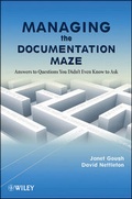 Cover: Managing the Documentation Maze - Wiley