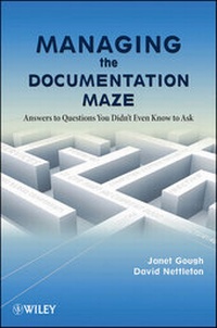 Enlarge image Cover: Managing the Documentation Maze - Wiley