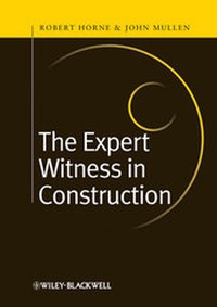 Enlarge image Cover: The Expert Witness in Construction - Wiley