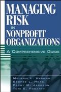 Cover: Managing Risk in Nonprofit Organizations - Wiley