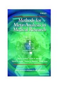 Enlarge image Cover: Methods for Meta-Analysis in Medical Research - Wiley