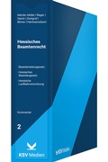 Cover: Hessisches Beamtenrecht - KSV Medien