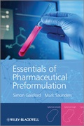 Cover: Essentials of Pharmaceutical Preformulation - Wiley