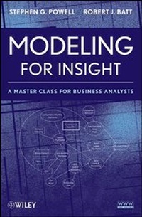 Enlarge image Cover: Modeling for Insight - Wiley