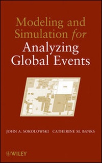 Enlarge image Cover: Modeling and Simulation for Analyzing Global Events - Wiley