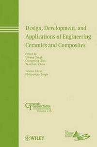Enlarge image Cover: Design, Development, and Applications of Engineering Ceramics and Composites - Wiley