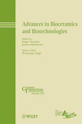 Cover: Advances in Bioceramics and Biotechnologies - Wiley