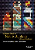 Cover: Fundamentals of Matrix Analysis with Applications - Wiley