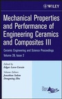 Cover: Mechanical Properties and Performance of Engineering Ceramics and Composites III - Wiley