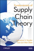 Cover: Fundamentals of Supply Chain Theory - Wiley
