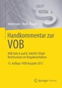 Cover: Handkommentar zur VOB - Springer Vieweg