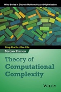Cover: Theory of Computational Complexity - Wiley