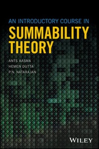 Abbildung von: An Introductory Course in Summability Theory - Wiley