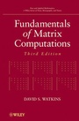 Cover: Fundamentals of Matrix Computations - Wiley