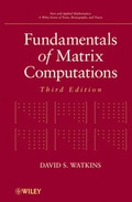 Cover: Fundamentals of Matrix Computations - Wiley