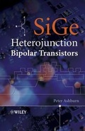 Cover: SiGe Heterojunction Bipolar Transistors - Wiley