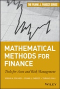 Cover: Mathematical Methods for Finance - Wiley