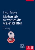 Cover: Mathematik f&uuml;r Wirtschaftswissenschaften - UTB