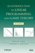 Cover: An Introduction to Linear Programming and Game Theory - Wiley