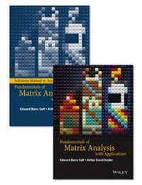 Abbildung von: Fundamentals of Matrix Analysis with Applications Set - Wiley