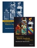 Cover: Fundamentals of Matrix Analysis with Applications Set - Wiley