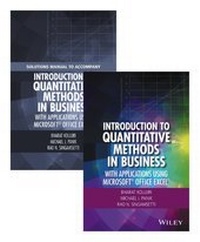 Enlarge image Cover: Introduction to Quantitative Methods in Business - Wiley