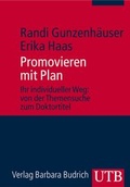 Cover: Promovieren mit Plan - UTB