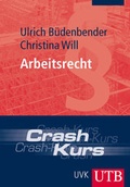 Cover: Crash-Kurs Arbeitsrecht - UTB