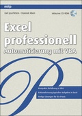 Cover: Excel professionell: Automatisierung mit VBA - mitp/bhv