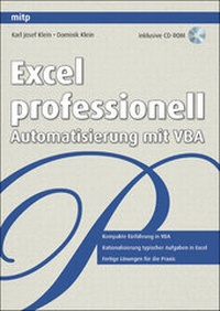 Enlarge image Cover: Excel professionell: Automatisierung mit VBA - mitp/bhv