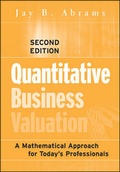 Cover: Quantitative Business Valuation - Wiley