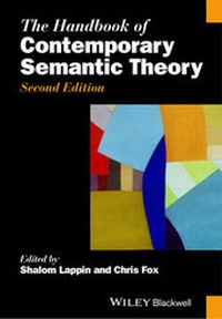 Enlarge image Cover: The Handbook of Contemporary Semantic Theory - Wiley