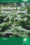 Cover: Handbook of Natural Colorants - Wiley