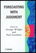 Cover: Forecasting with Judgment - Wiley