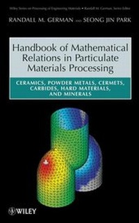 Enlarge image Cover: Handbook of Mathematical Relations in Particulate Materials Processing - Wiley