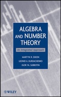 Cover: Algebra and Number Theory - Wiley