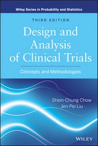 Enlarge image Cover: Design and Analysis of Clinical Trials - Wiley