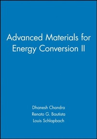 Enlarge image Cover: Advanced Materials for Energy Conversion II - Wiley-TMS