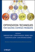 Cover: Optimization Techniques for Solving Complex Problems - Wiley