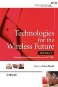 Cover: Technologies for the Wireless Future - Wiley