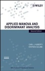 Cover: Applied MANOVA and Discriminant Analysis - Wiley