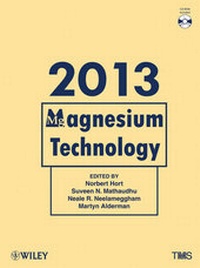 Enlarge image Cover: Magnesium Technology 2013 - Wiley-TMS
