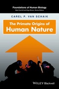 Cover: The Primate Origins of Human Nature - Wiley