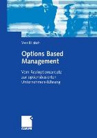 Enlarge image Cover: Options Based Management - Springer Gabler