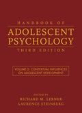 Cover: Handbook of Adolescent Psychology - Wiley